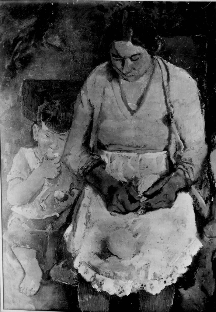 1932 [03] Madre con bambino