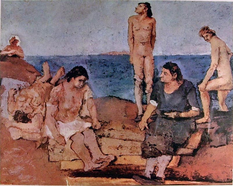 Bagnanti sulla spiaggia