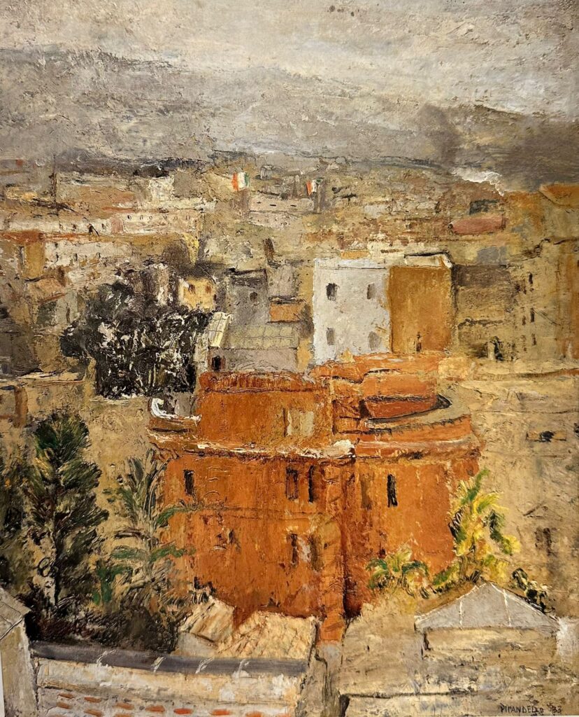 Tetti di Roma dal balcone di casa Villa